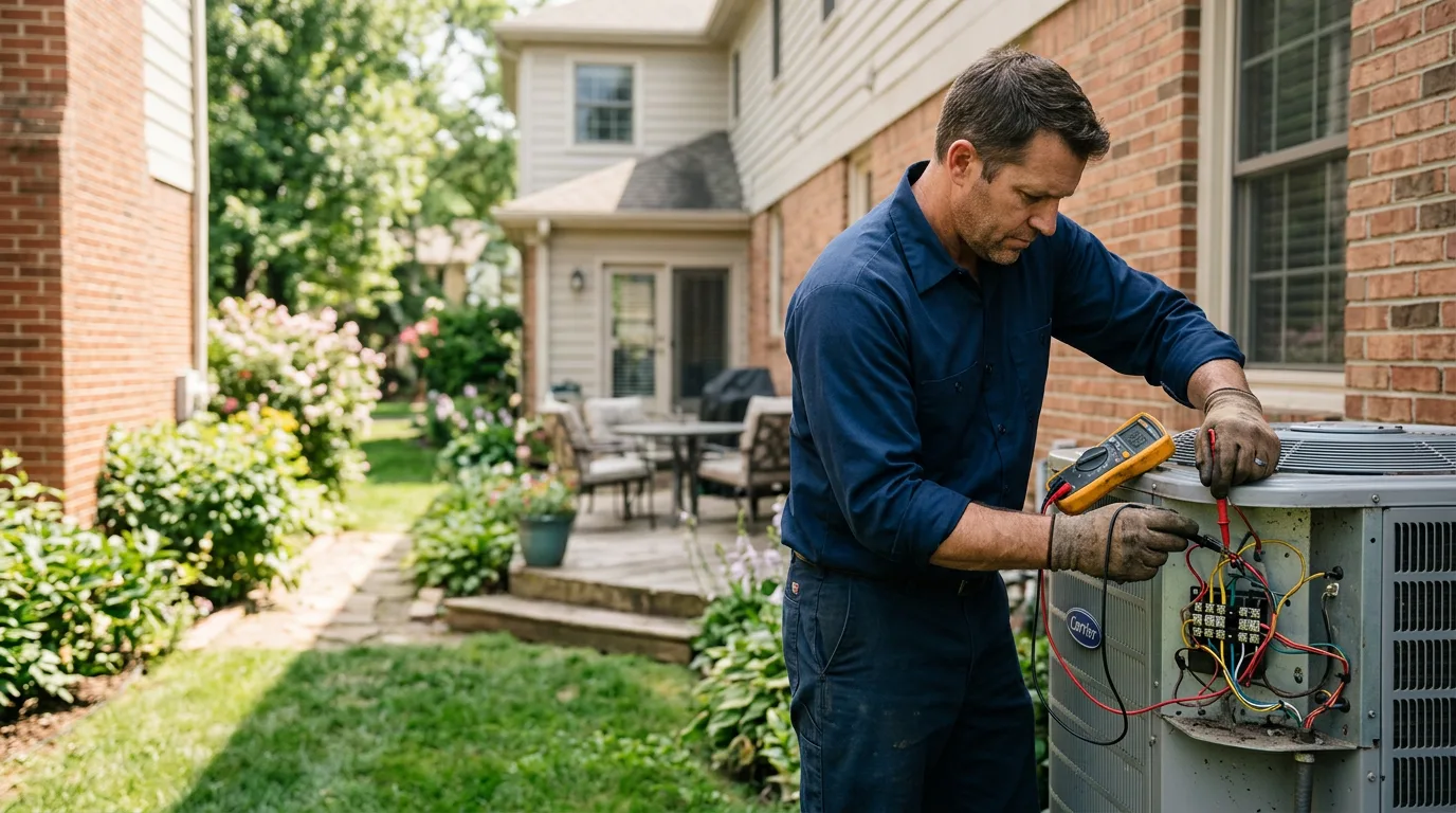 HVAC technician working near Quinton, VA